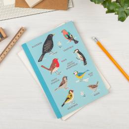 Garden Birds A5 Notebook