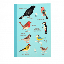 Garden Birds A5 Notebook
