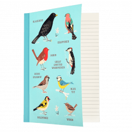 Garden Birds A5 Notebook