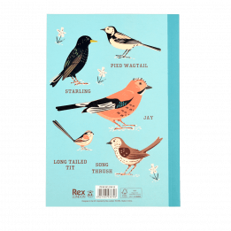 Garden Birds A5 Notebook