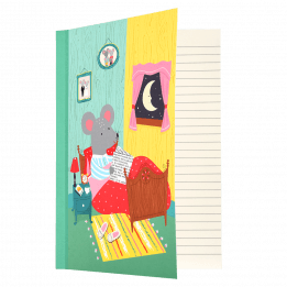 Mouse In A House A5 Notebook