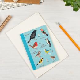 Garden Birds A6 Notebook