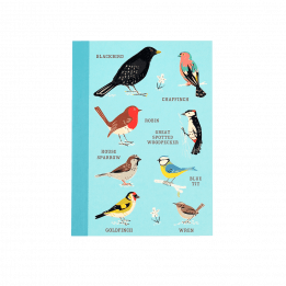 Garden Birds A6 Notebook