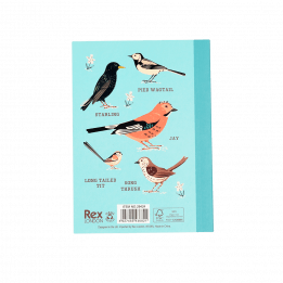 Garden Birds A6 Notebook