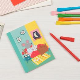 Mouse In A House A6 Notebook