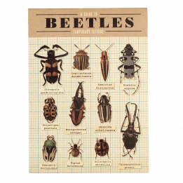 Beetles Temporary Tattoos (2 Sheets)