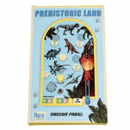 Prehistoric Land pinball game box front