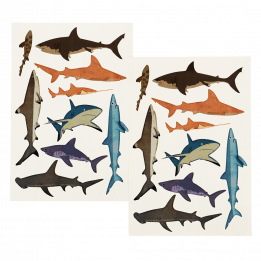 Shark Temporary Tattoos (2 Sheets)