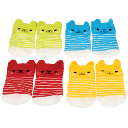 Kitten Baby Socks (4 Pairs)