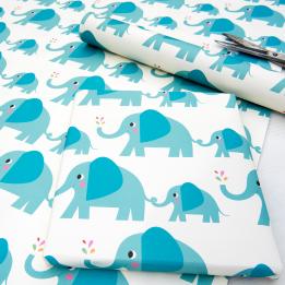 5 Sheets Of Elvis The Elephant Wrapping Paper