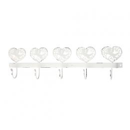 Cream Cupid Hearts Coat Hanger