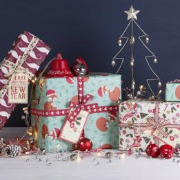 Set Of 6 Christmas Carnival Gift Tags