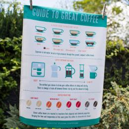 Coffee Lovers Tea Towel