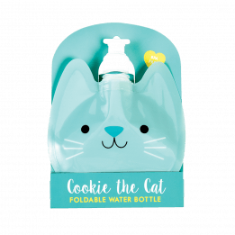 Cookie The Cat Folding Water Bottle