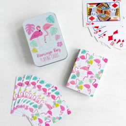 Flamingo Bay Playing Cards In Tin