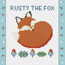 Rusty The Fox Cross-Stitch Kit