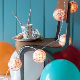 Summer Meadow Party Lights With British Standard 3 Pin Plug