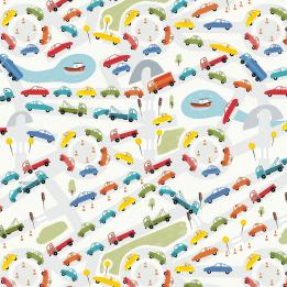 Traffic Jam Wrapping Paper (5 Sheets)