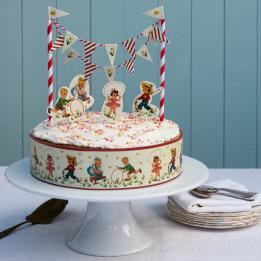 Vintage Kids Cake Bunting