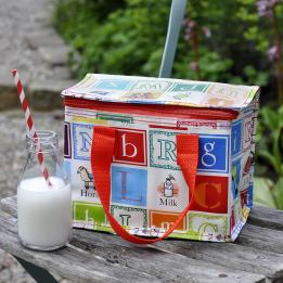 Alphabet Design Lunch Bag