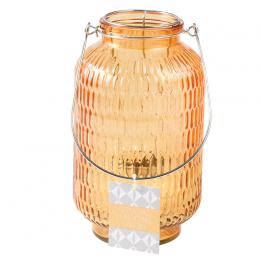 Amber Honeycomb Tealight Holder