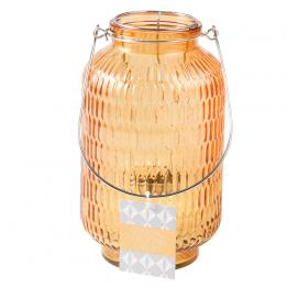 Amber Honeycomb Tealight Holder