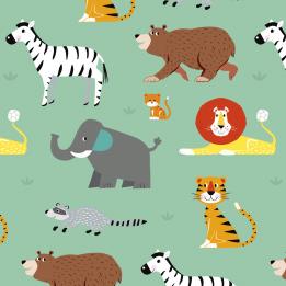 Animal Park Wrapping Paper (5 Sheets)