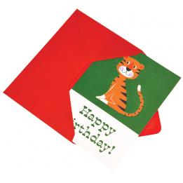 Animal Park Tiger Birthday Card