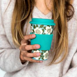 Astrid Olive Bamboo Travel Mug