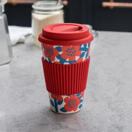 Astrid Ruby Bamboo Travel Mug