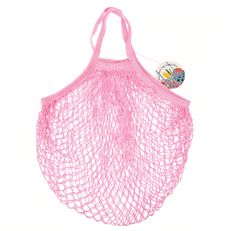 Baby Pink French Style String Shopping Bag