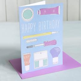 Beauty Boutique Birthday Card