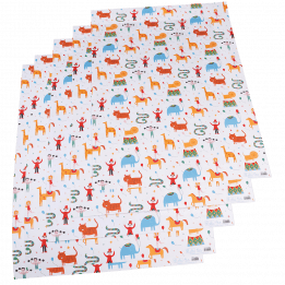 Big Top Circus Wrapping Paper (5 Sheets)