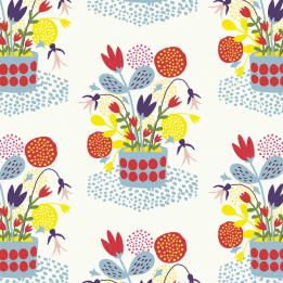 Flower Pot Wrapping Paper (5 Sheets)