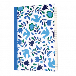 Folk Doves A5 Notebook