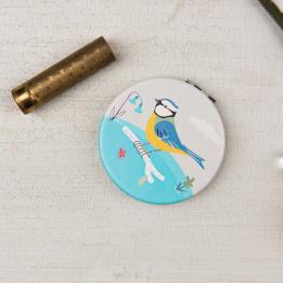 Blue Tit Compact Mirror