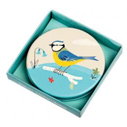 Blue Tit Compact Mirror