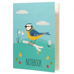 Blue Tit Design A5 Notebook