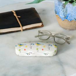 Blue Tit Hardshell Glasses Case & Cleaning Cloth