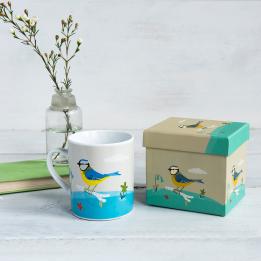 Blue Tit Mug In A Gift Box