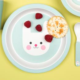 Bonnie The Bunny Bamboo Plate