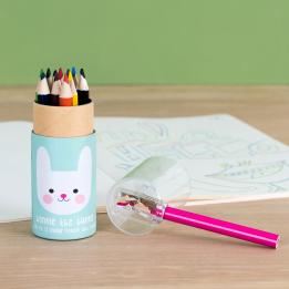 Bonnie The Bunny Colouring Pencils And Sharpener
