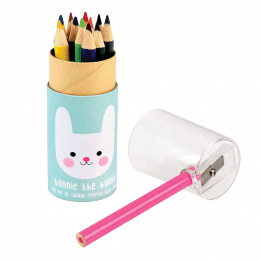 Bonnie The Bunny Colouring Pencils And Sharpener