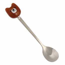 Bruno The Bear Hot Chocolate Spoon