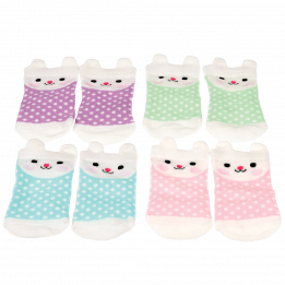 Bonnie The Bunny Design Baby Socks (set Of 4)