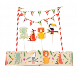 Colourful Creatures Cake Bunting
