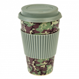 Camouflage Bamboo Travel Mug