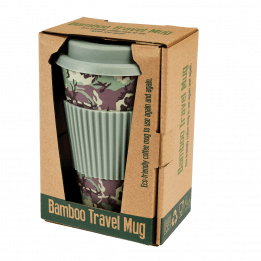 Camouflage Bamboo Travel Mug