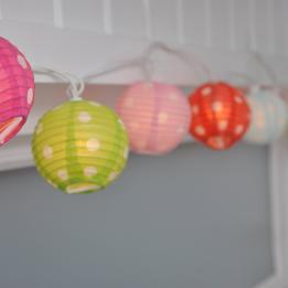 Candy Spot Party Lights With British Standard 3 Pin Plug