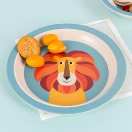 Charlie The Lion Bamboo Plate